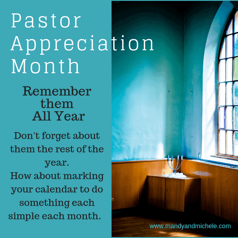 Love your pastor all year long