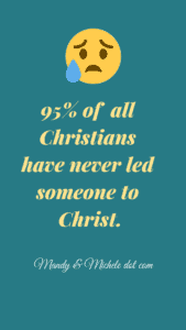 95%of all Christians have NEVER led someone to Christ.