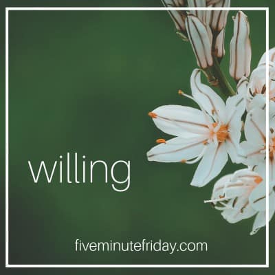 Five mInute Friday :: Willing