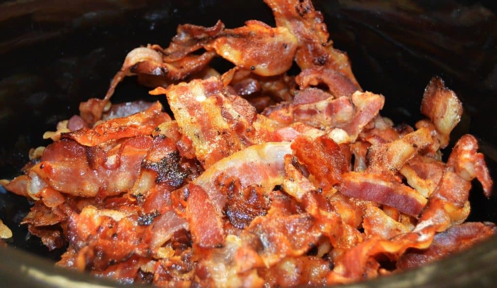 pile of delicious bacon
