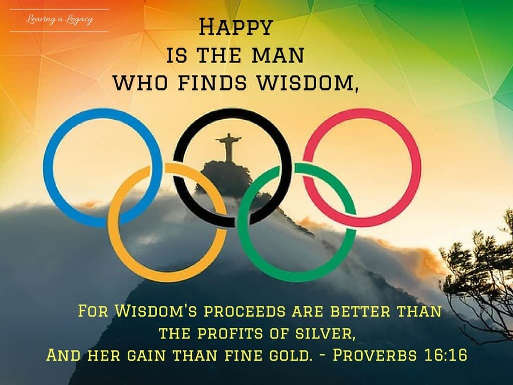 Olympics Proverbs 16:16