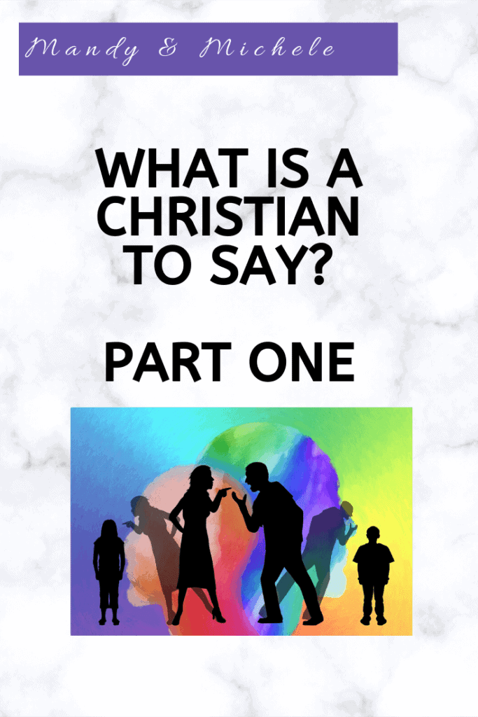 What is a Christian to Say?