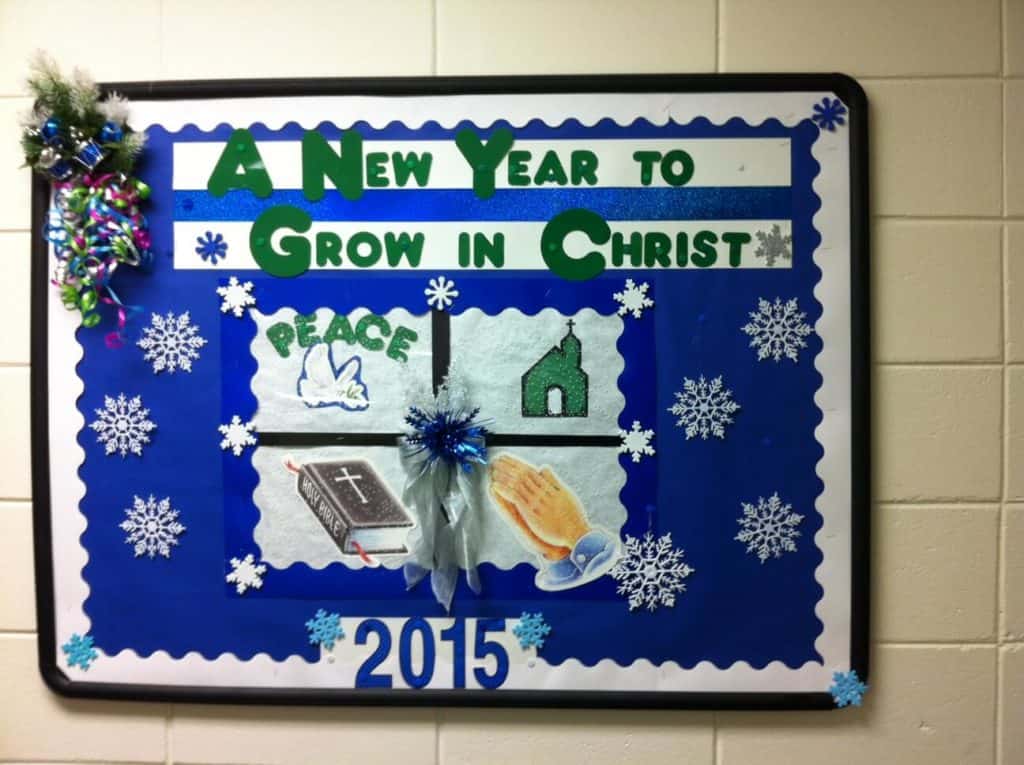 January bulletin board