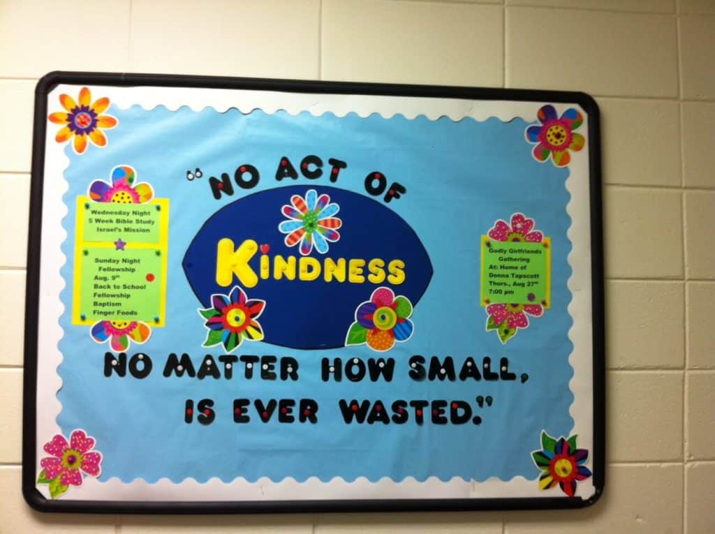 March bulletin board