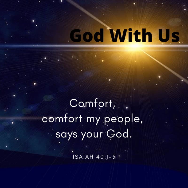 comfort ye my people Isaiah 40