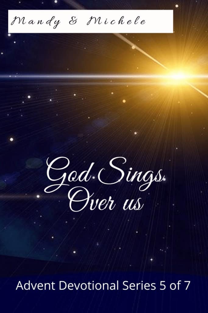 God sings over us