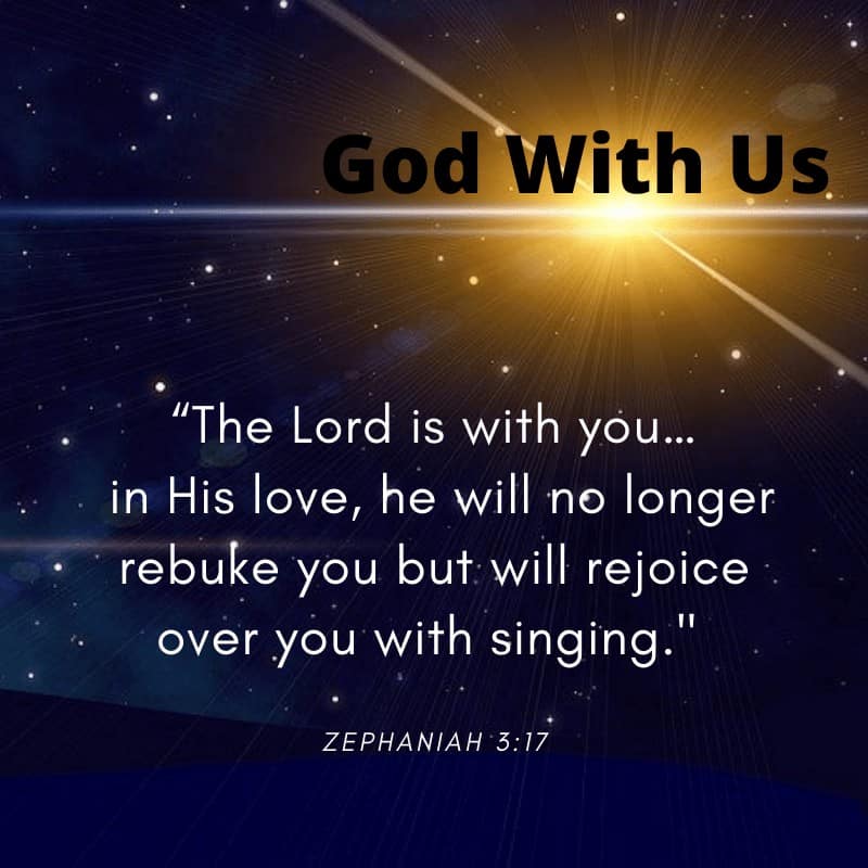 He will rejoice over you with singing