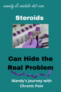 swollen knees - steroids hide the real problem