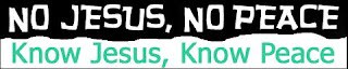 no jesus no peace