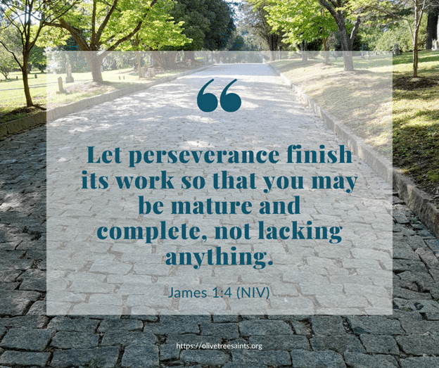 perseverance James 1:4