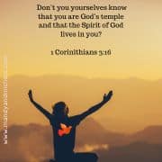 1 corinthians 3:16
holiness