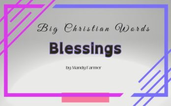 Big Christian Words Blessing